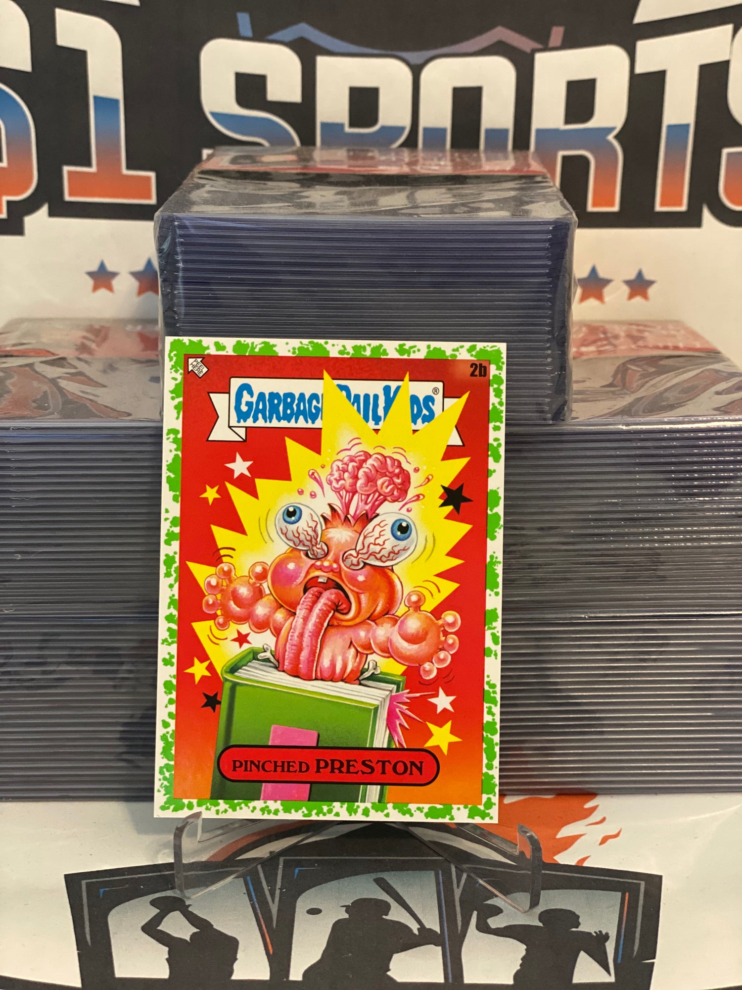 2022 Garbage Pail Kids Book Worms (Booger) Pinched Preston #2b