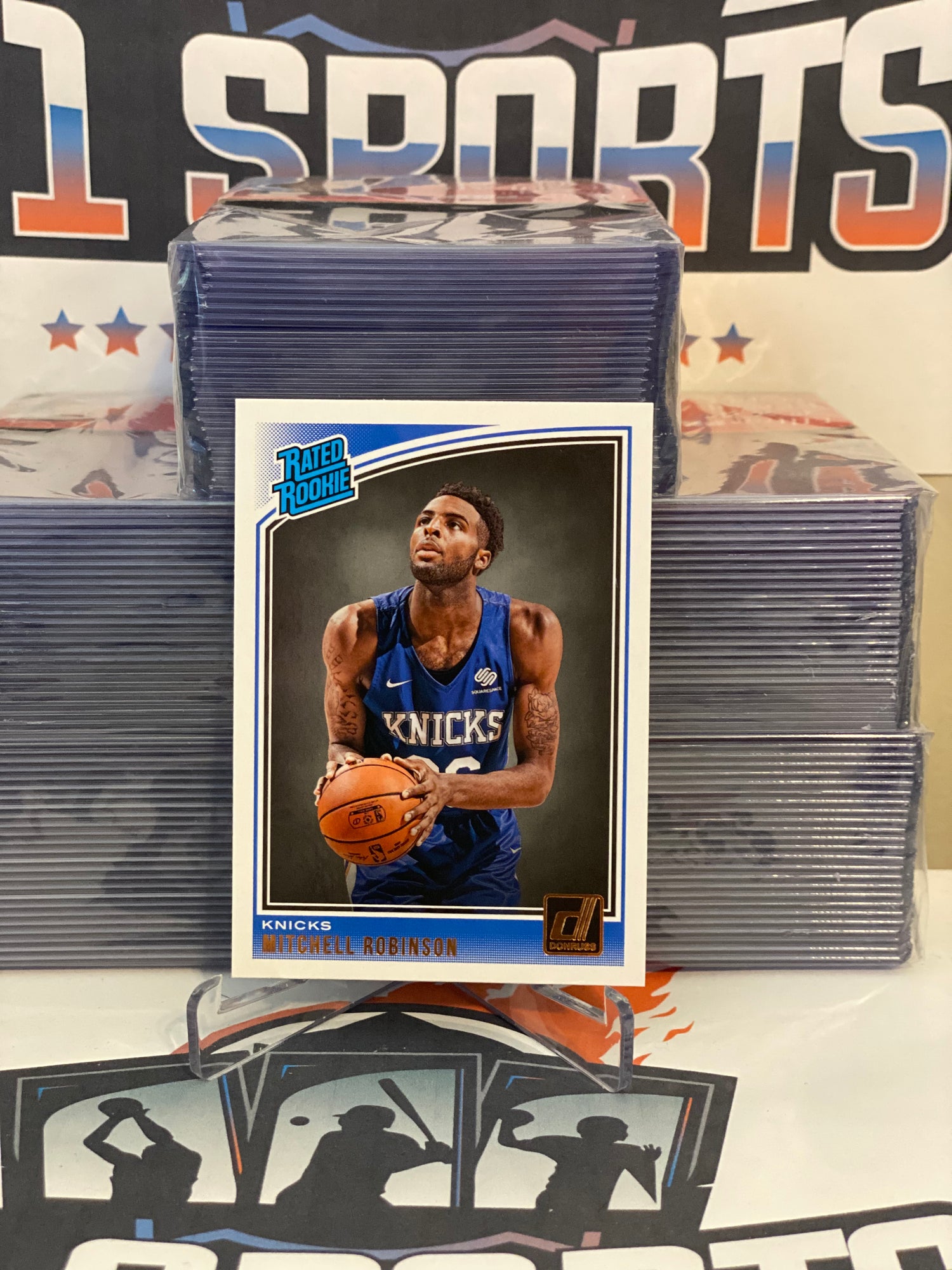 2018 Donruss (Rated Rookie) Mitchell Robinson #163