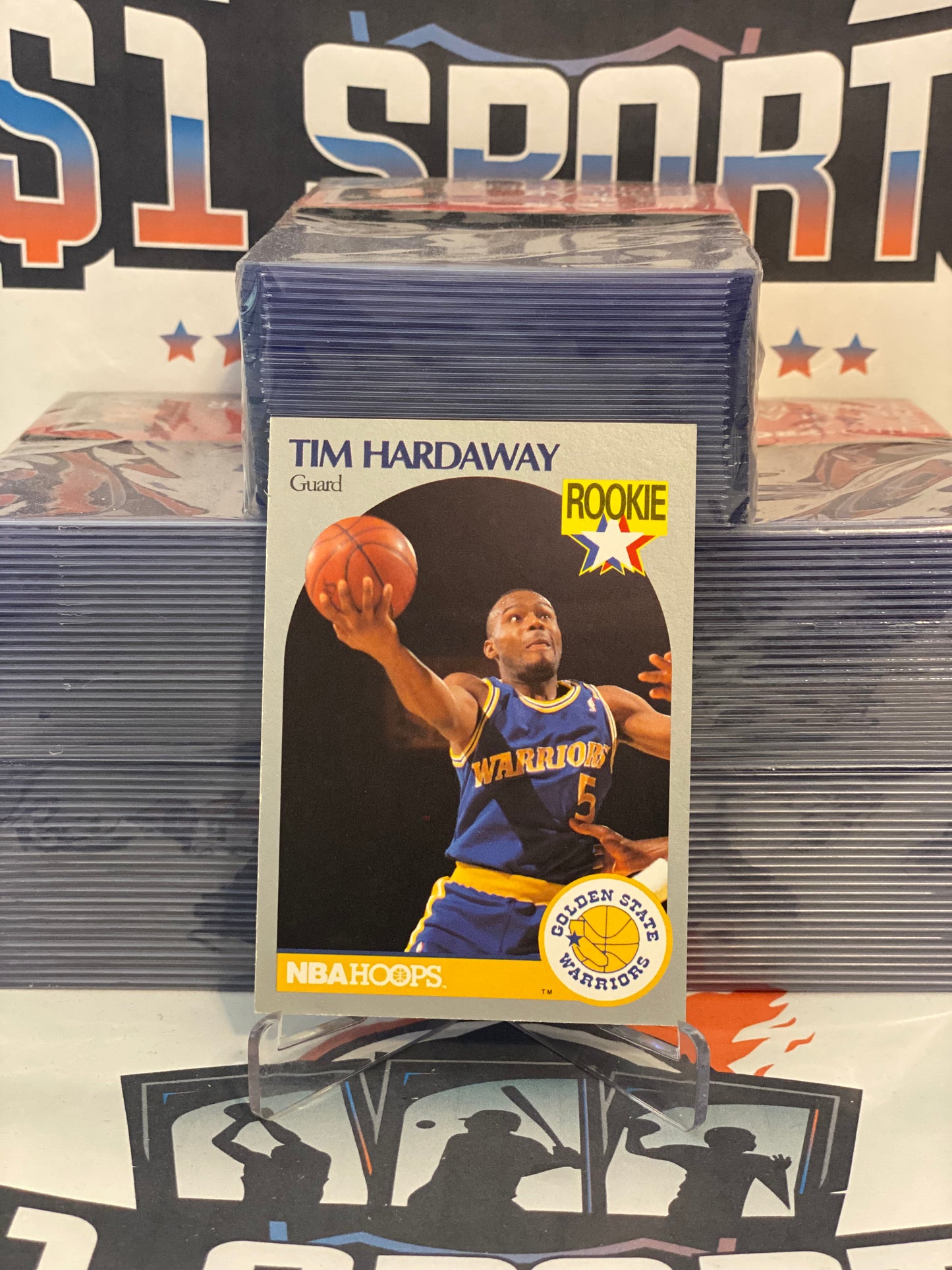 1990 NBA Hoops Tim Hardaway Sr. Rookie #113