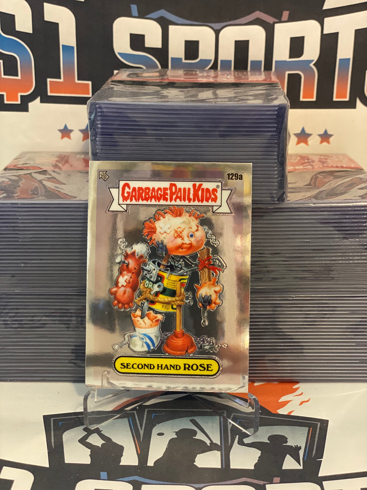 2021 Topps Garbage Pail Kids Chrome Series 4 Second Hand Rose #129a