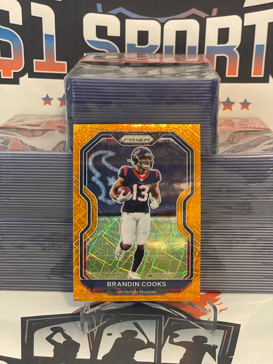 2020 Panini Prizm (Orange Lazer Prizm) Brandin Cooks #76