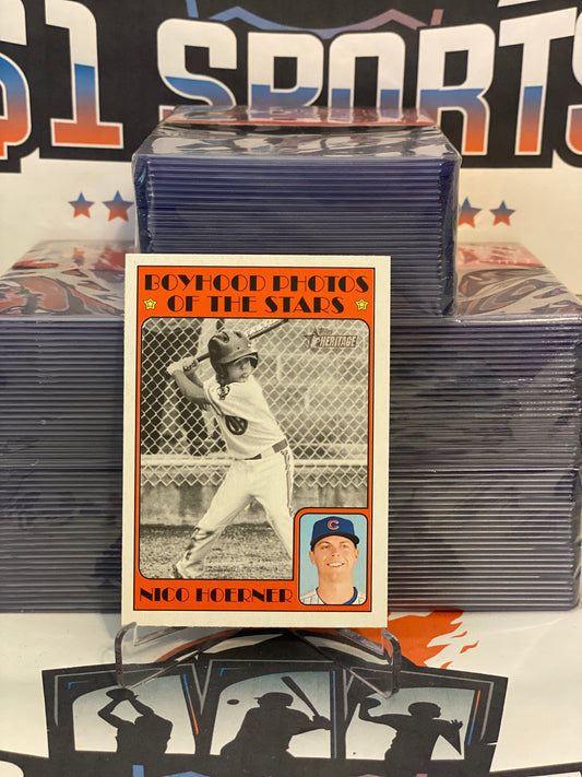 2021 Topps Heritage (Boyhood Photos) Nico Hoerner #147