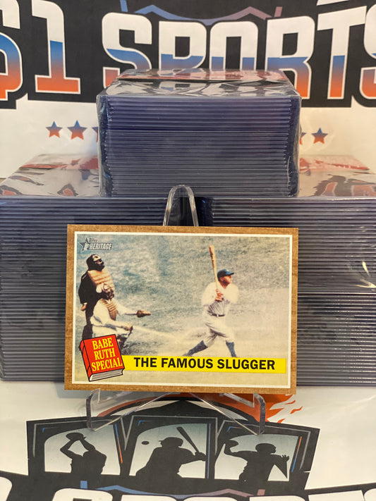 2011 Topps Heritage (The Famous Slugger) Babe Ruth #138