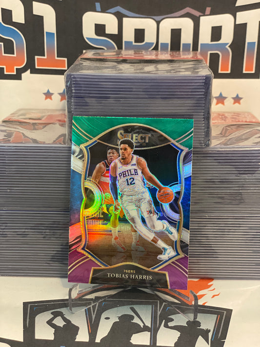 2020 Panini Select (Purple Green White Prizm) Tobias Harris #11