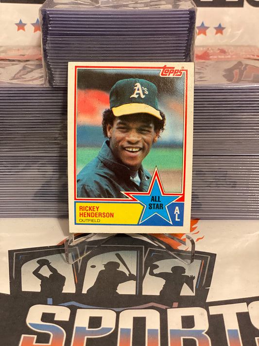 1983 Topps (All-Star) Rickey Henderson #391