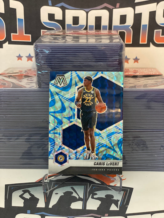 2020 Panini Mosaic (Blue Reactive Prizm) Caris LaVert #95