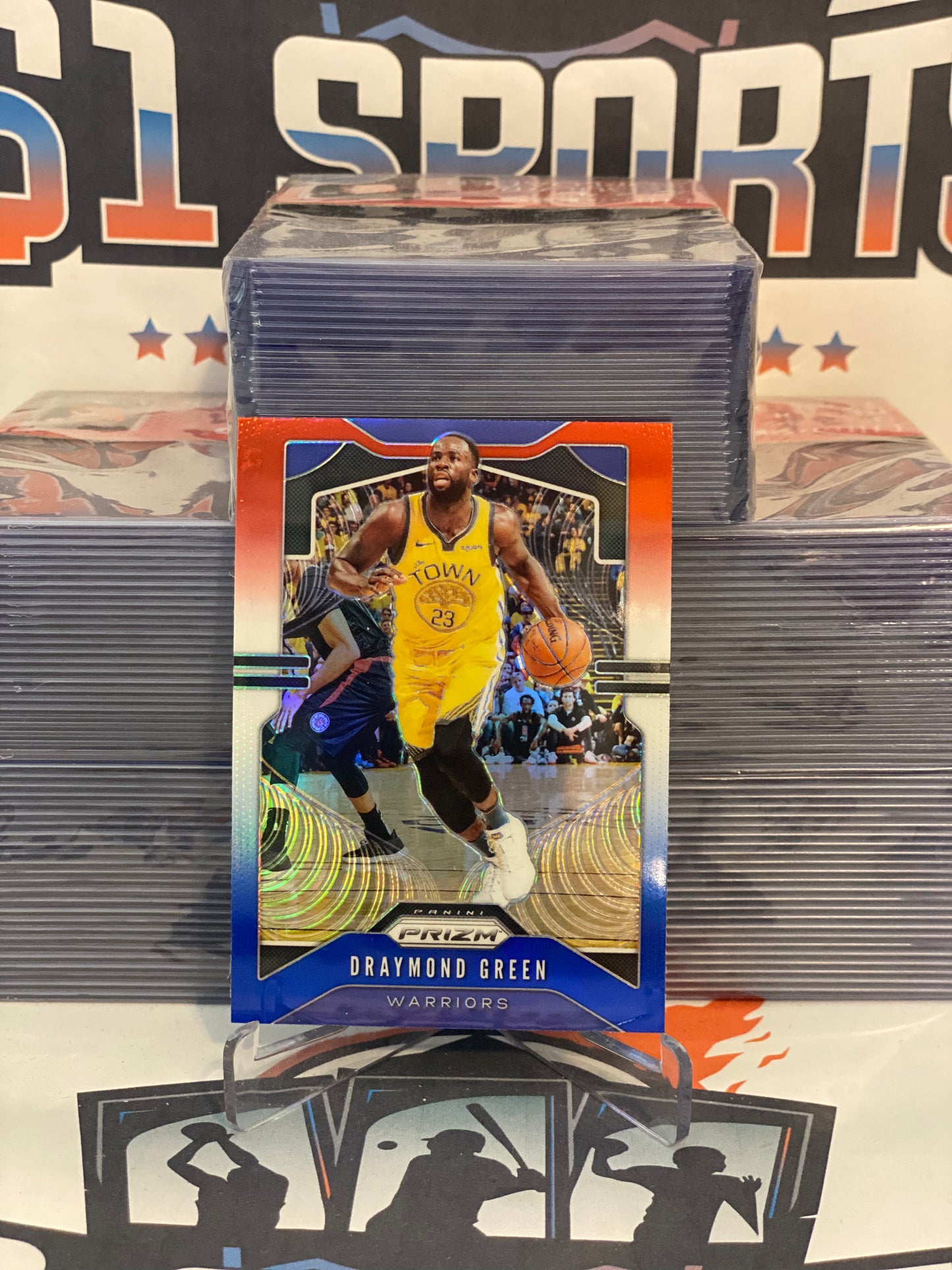 2019 Panini Prizm (Red White Blue Prizm) Draymond Green #101