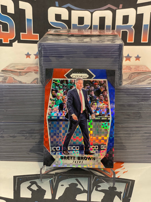 2017 Panini Prizm (Red White Blue Prizm) Brett Brown #10