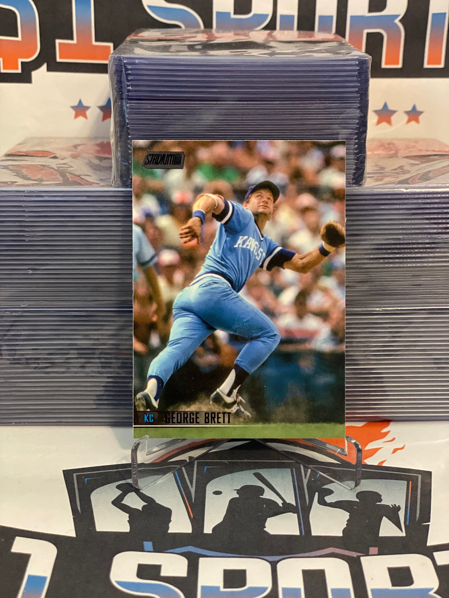 2021 Topps Stadium Club (Black Foil) George Brett #123