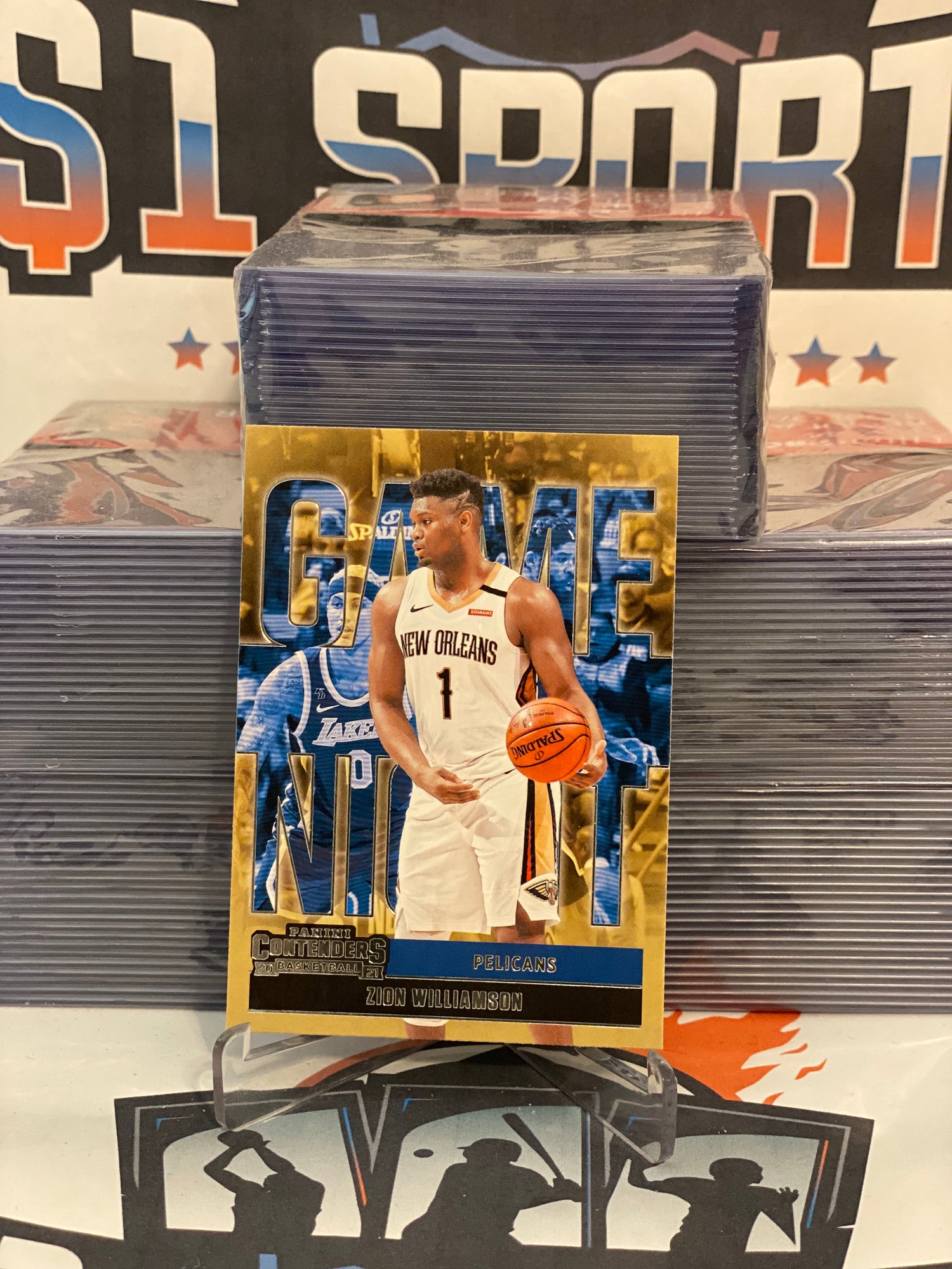 2020 Panini Contenders (Game Night) Zion Williamson #19