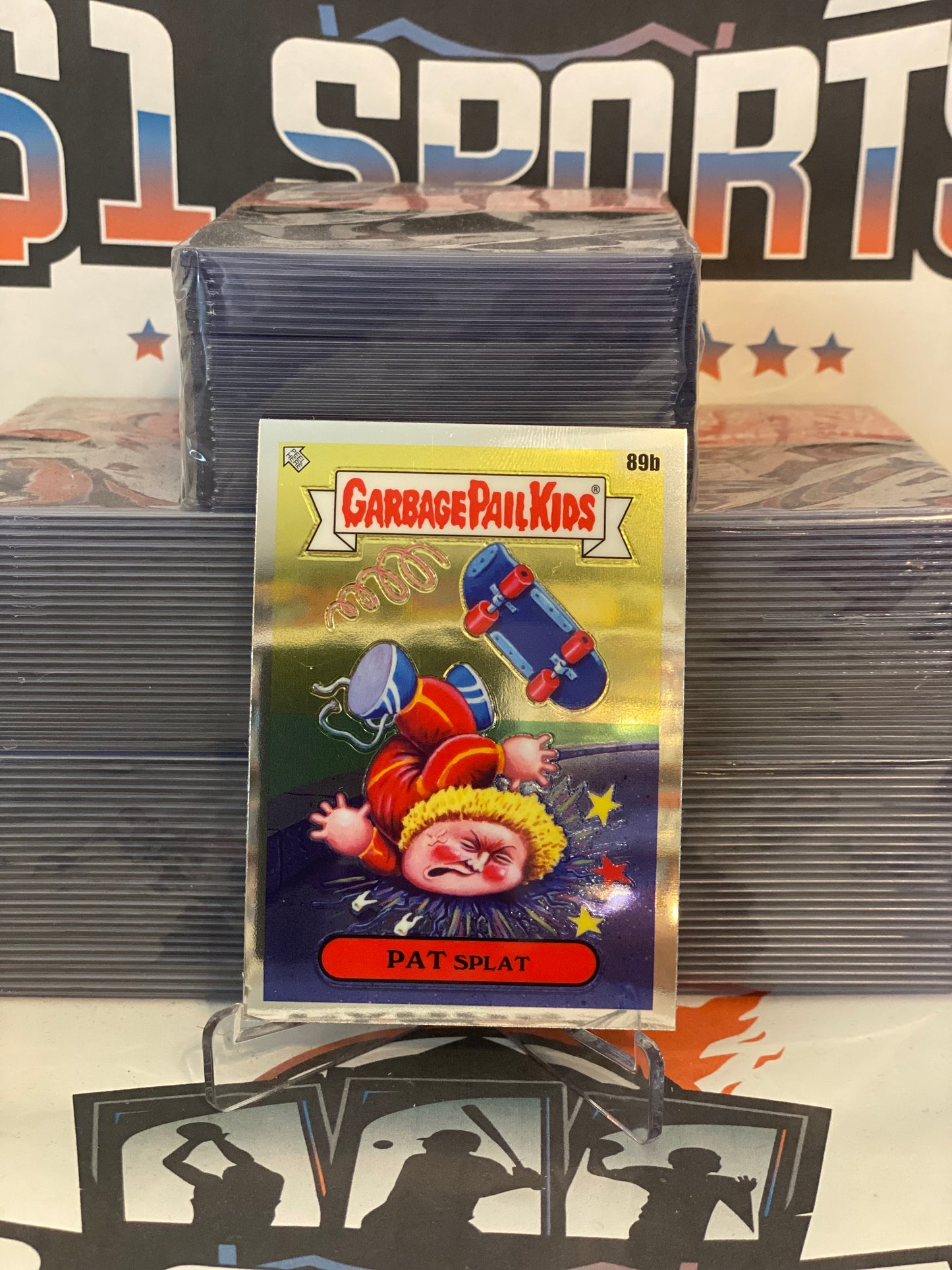 2020 Garbage Pail Kids Chrome Series 3 Pat Splat #89b