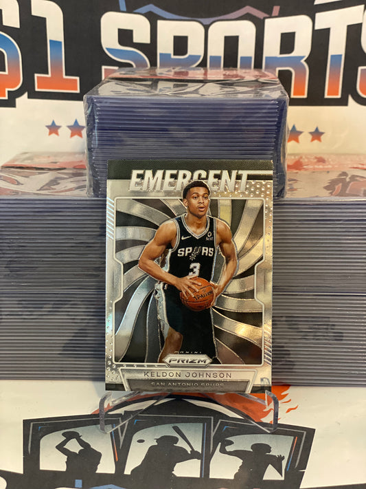 2019 Panini Prizm (Emergent) Keldon Johnson Rookie #14