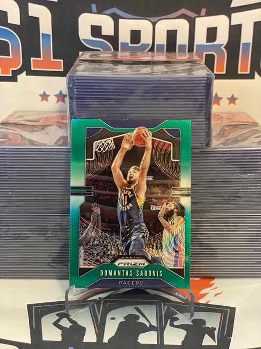 2019 Panini Prizm (Green Prizm) Domantas Sabonis #215