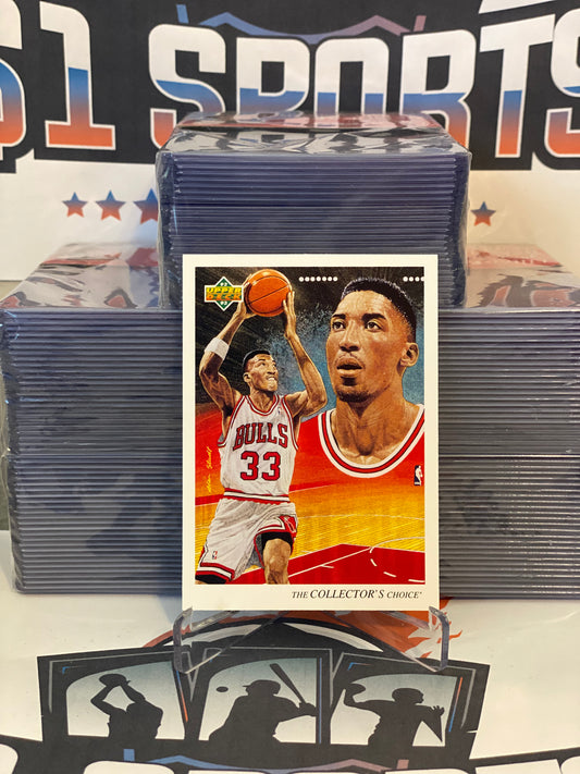 1991 Upper Deck (Chicago Bulls Checklist Art) Scottie Pippen #37