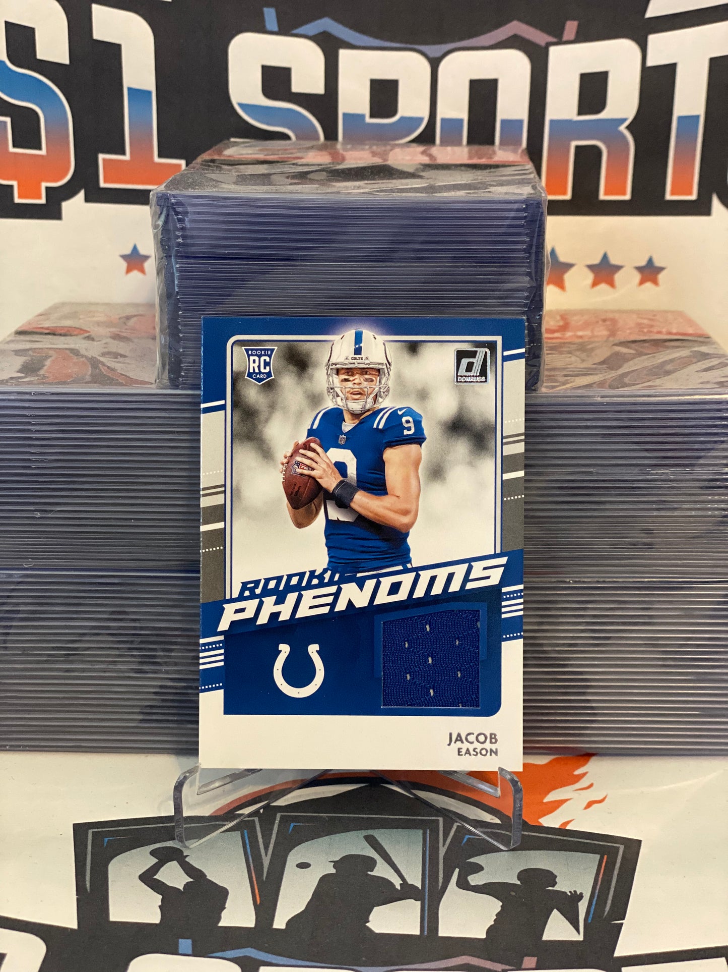 2020 Donruss (Rookie Phenoms Relic) Jacob Eason Rookie #RP-JE