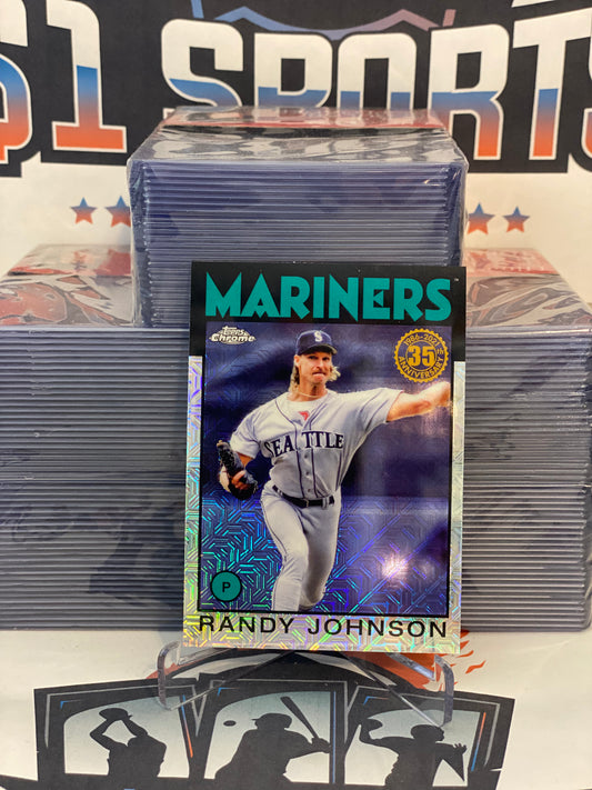 2021 Topps (Silver Pack Refractor, 1986 Redux) Randy Johnson #86TC-55