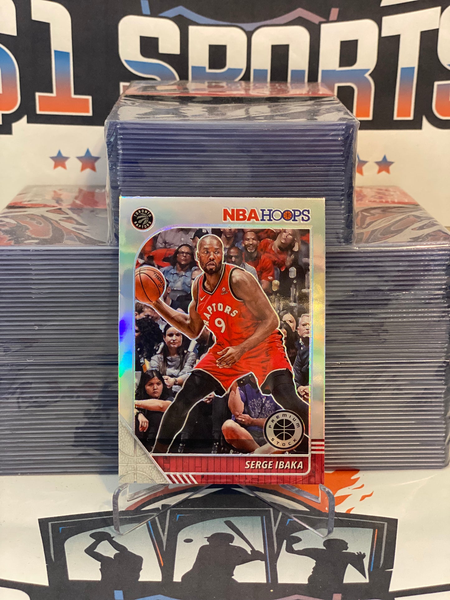 2019 Hoops Premium Stock (Silver Prizm) Serge Ibaka #180