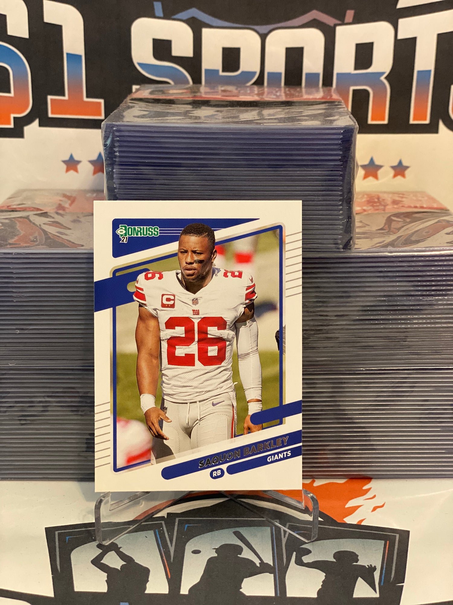 2021 Donruss (Helmetless Variation) Saquon Barkley #79