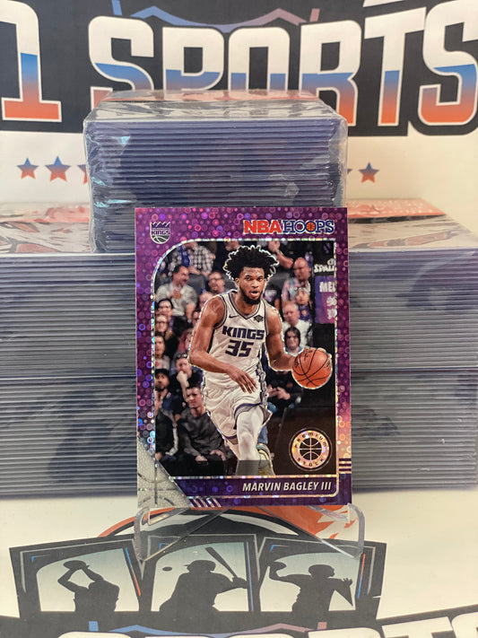 2019 Hoops Premium Stock (Purple Disco Prizm) Marvin Bagley III #166