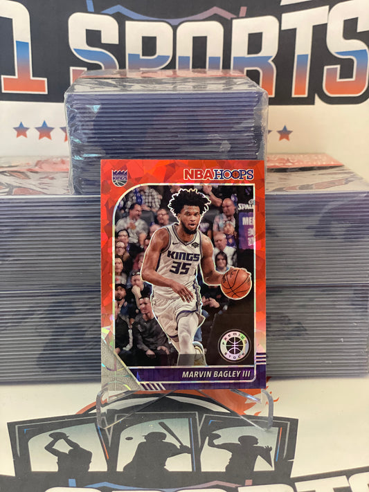 2019 Hoops Premium Stock (Red Cracked Ice Prizm) Marvin Bagley III #166