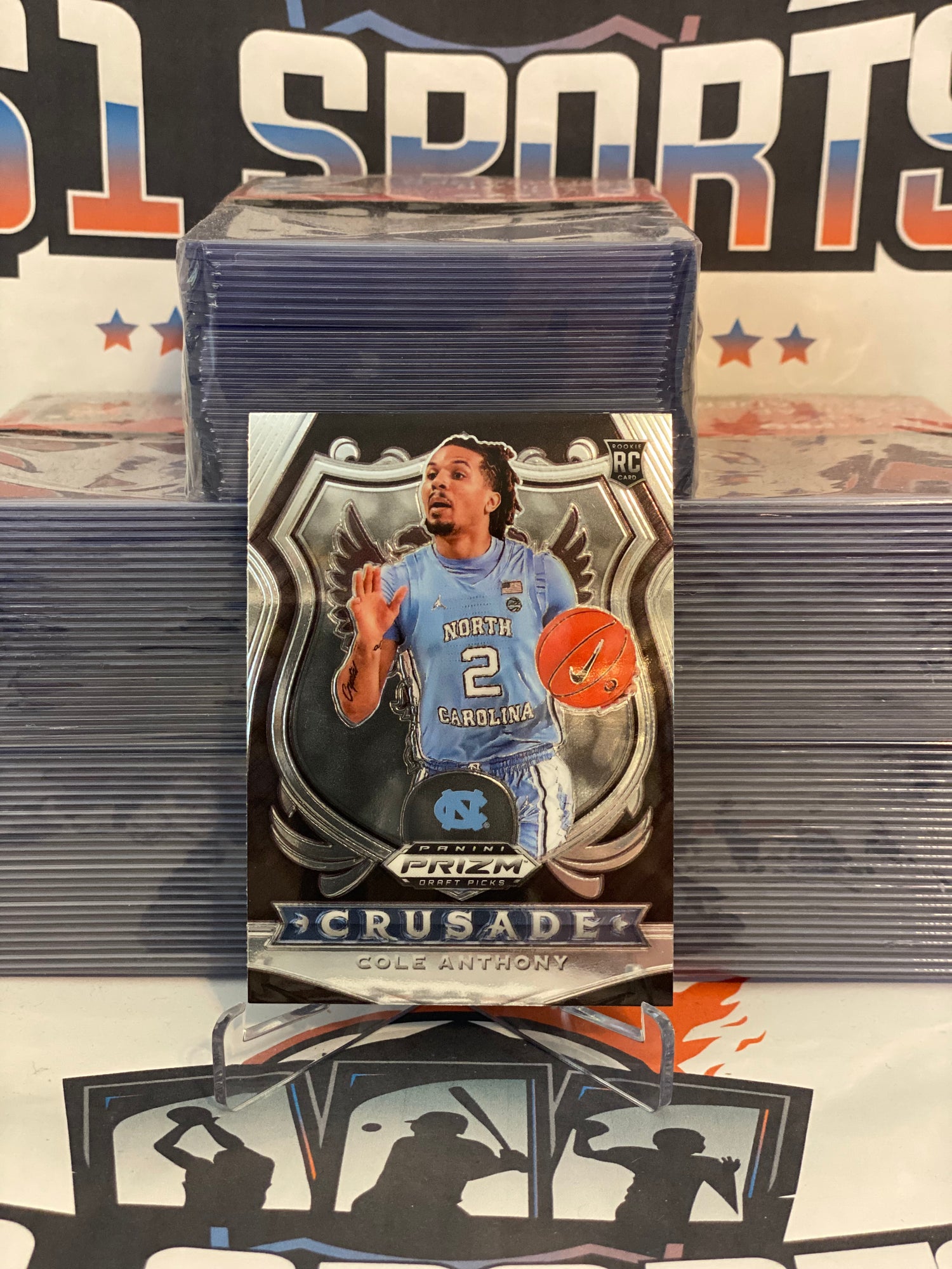2020 Panini Prizm Draft Picks (Crusade) Cole Anthony Rookie #89