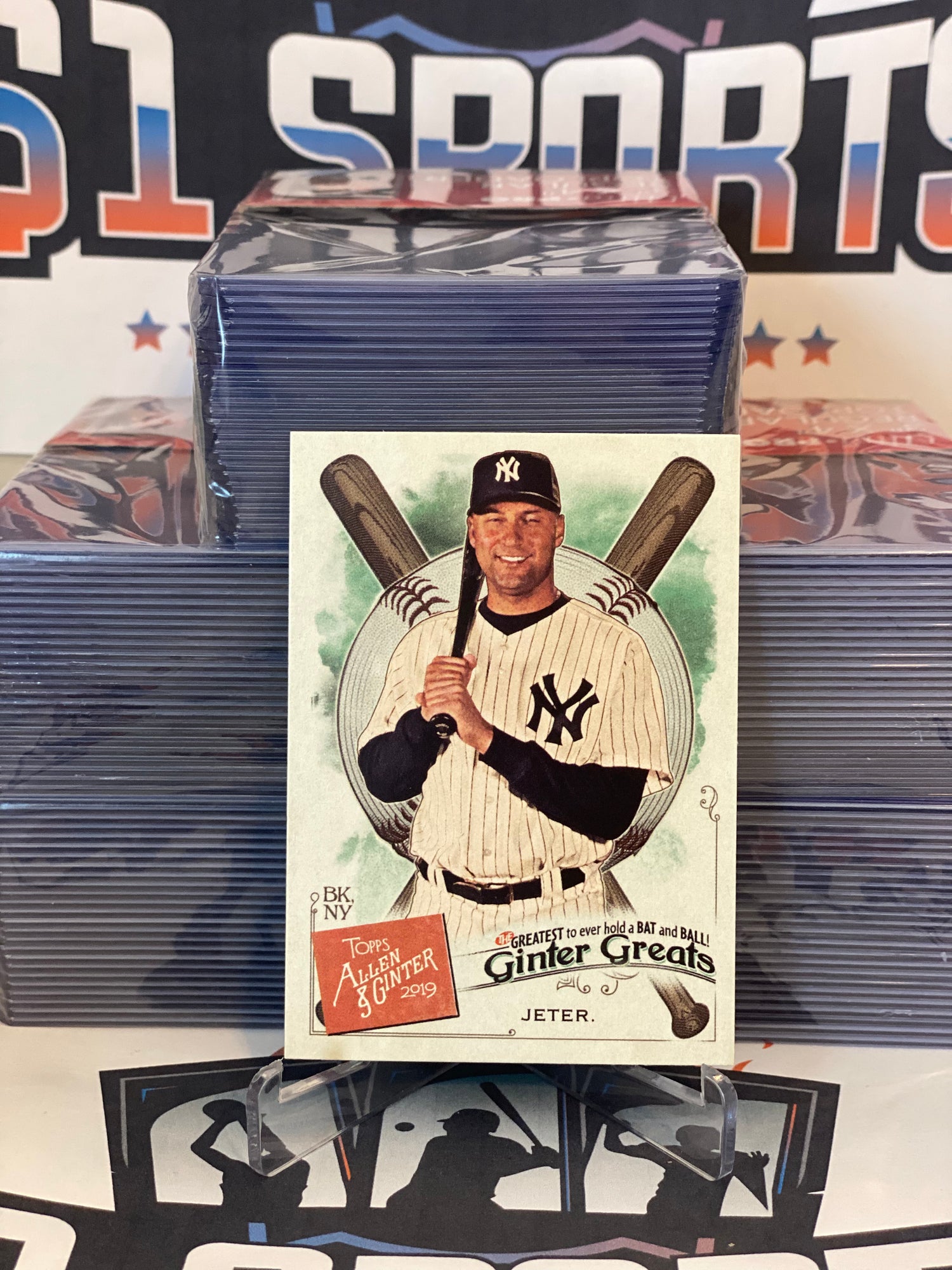 2019 Topps Allen & Ginter (Ginter Greats) Derek Jeter #GG-17