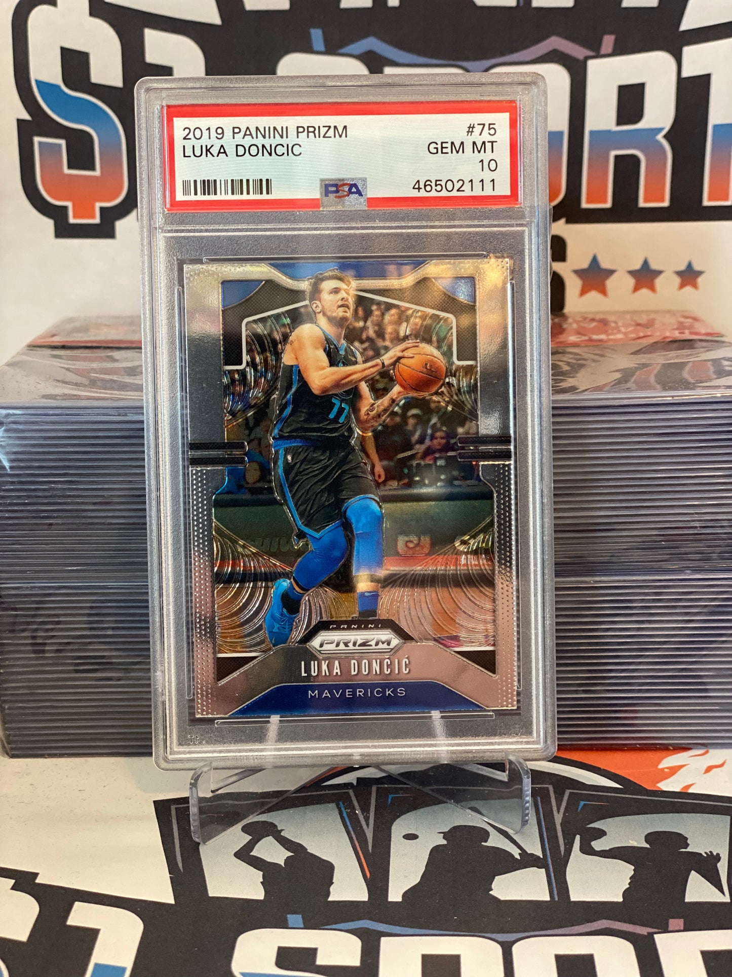 2019 Panini Prizm (2nd Year) Luka Doncic #75 - PSA 10