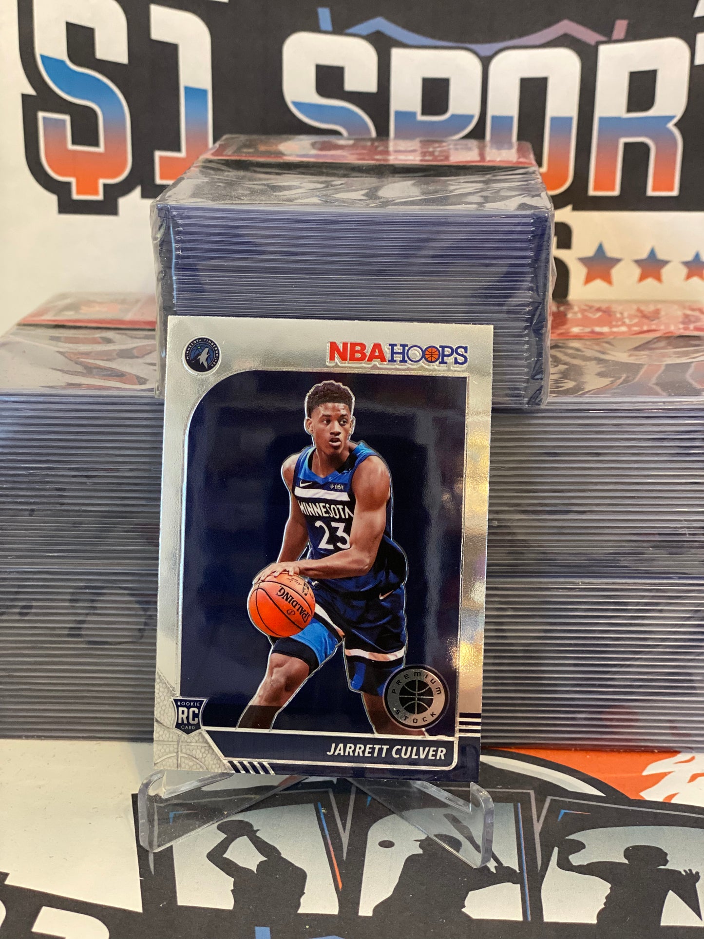 2019 Hoops Premium Stock Jarrett Culver Rookie #203