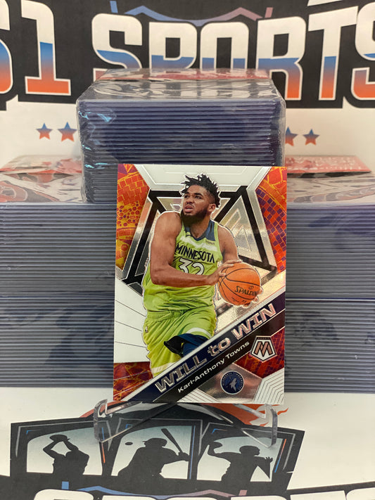 2019 Panini Mosaic (Will to Win) Karl-Anthony Towns #2