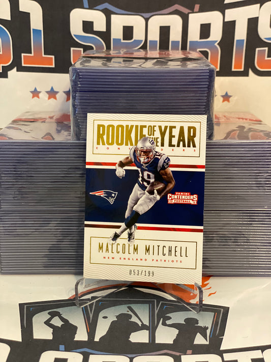 2016 Panini Contenders (Rookie of the Year Contenders, 053/199) Malcom Mitchell #27