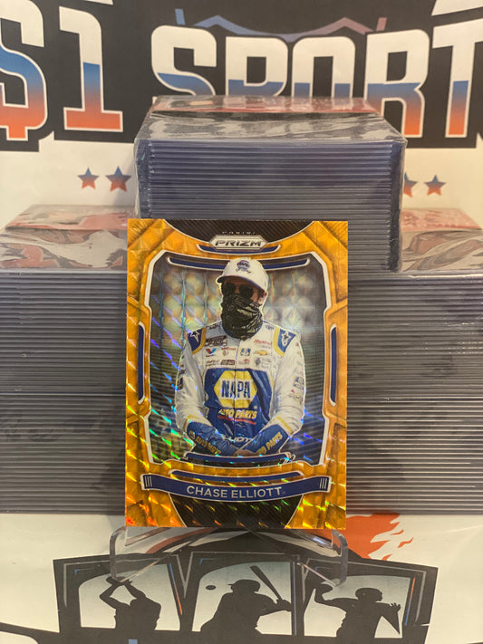 2021 Panini Prizm NASCAR (Orange Reactive Prizm) Chase Elliott #7