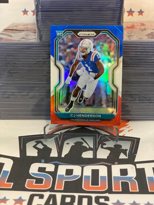 2020 Panini Prizm (Red White Blue Prizm) CJ Henderson Rookie #351