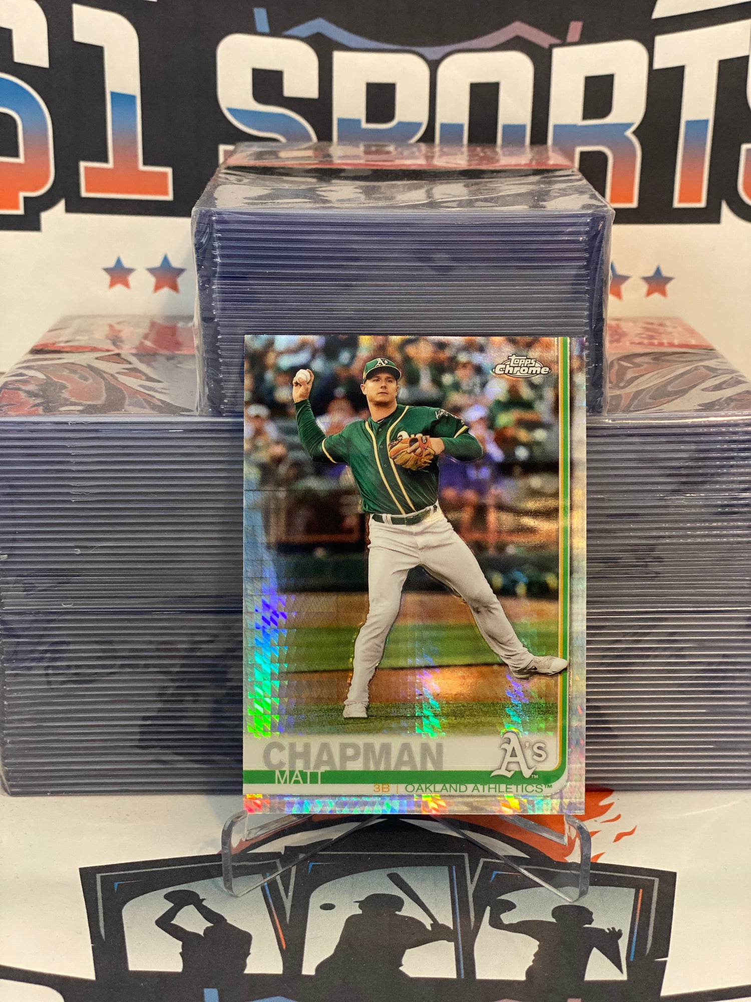 2019 Topps Chrome (Prism Refractor) Matt Chapman #46