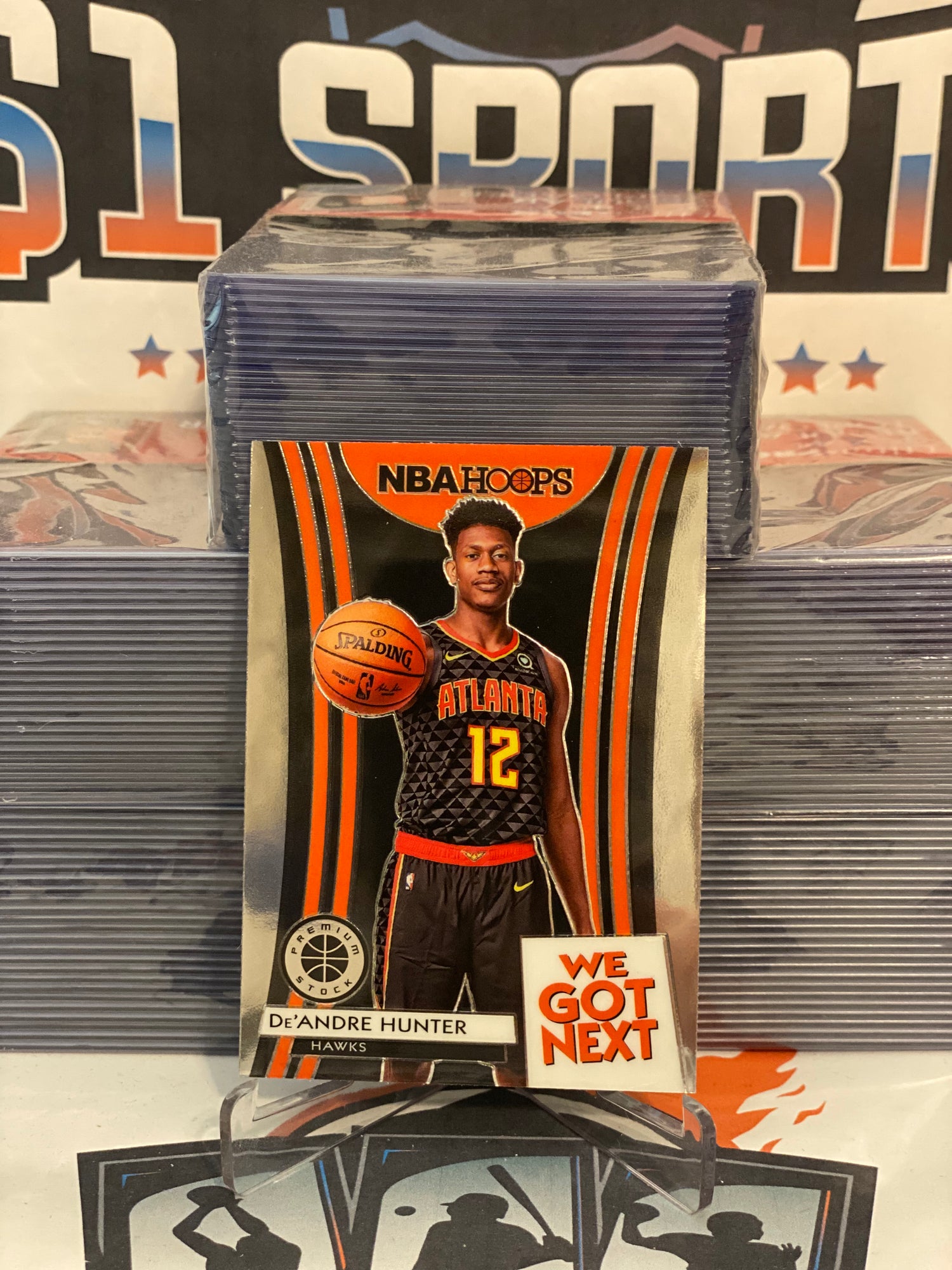 2019 Hoops Premium Stock (We Got Next) De'Andre Hunter Rookie #11