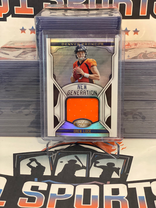 2019 Panini Certified (New Generation Relic) Drew Lock Rookie #NG-DL
