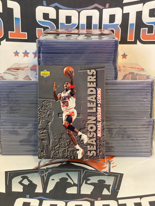 1992 Upper Deck (Season Leaders) Michael Jordan #166