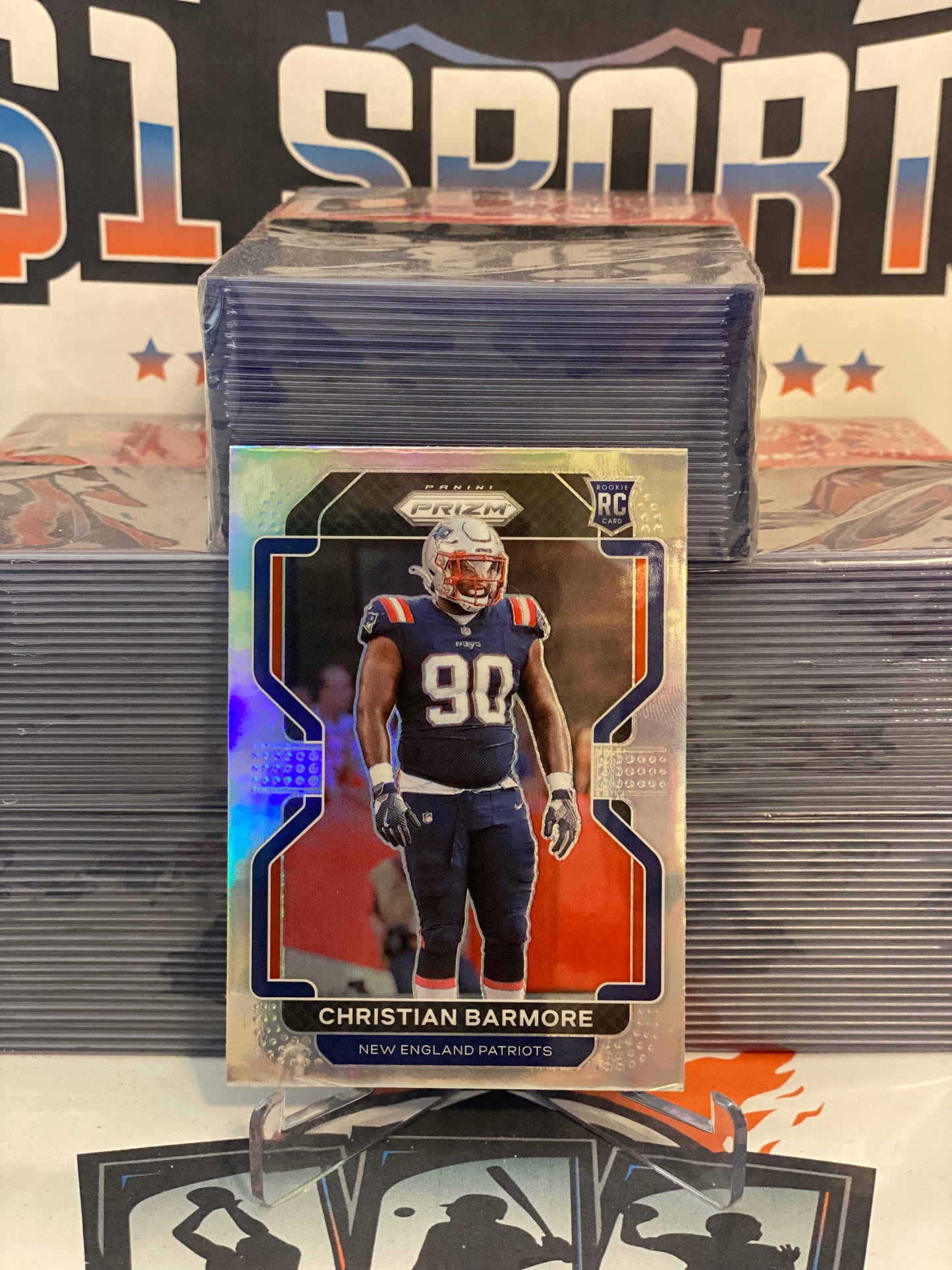 2021 Panini Prizm (Silver Prizm) Christian Barmore Rookie #388