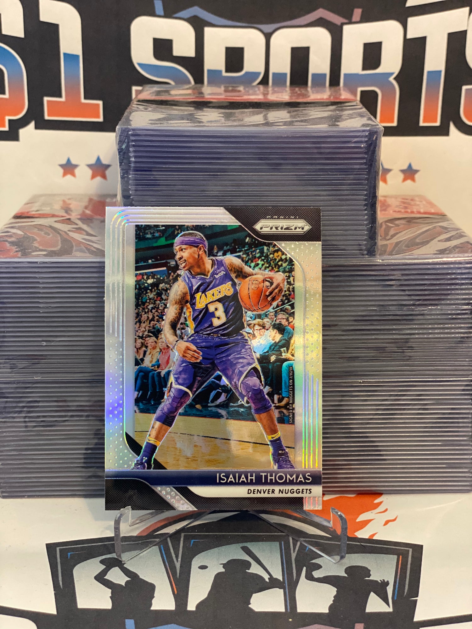 2018 Panini Prizm (Silver Prizm) Isaiah Thomas #52