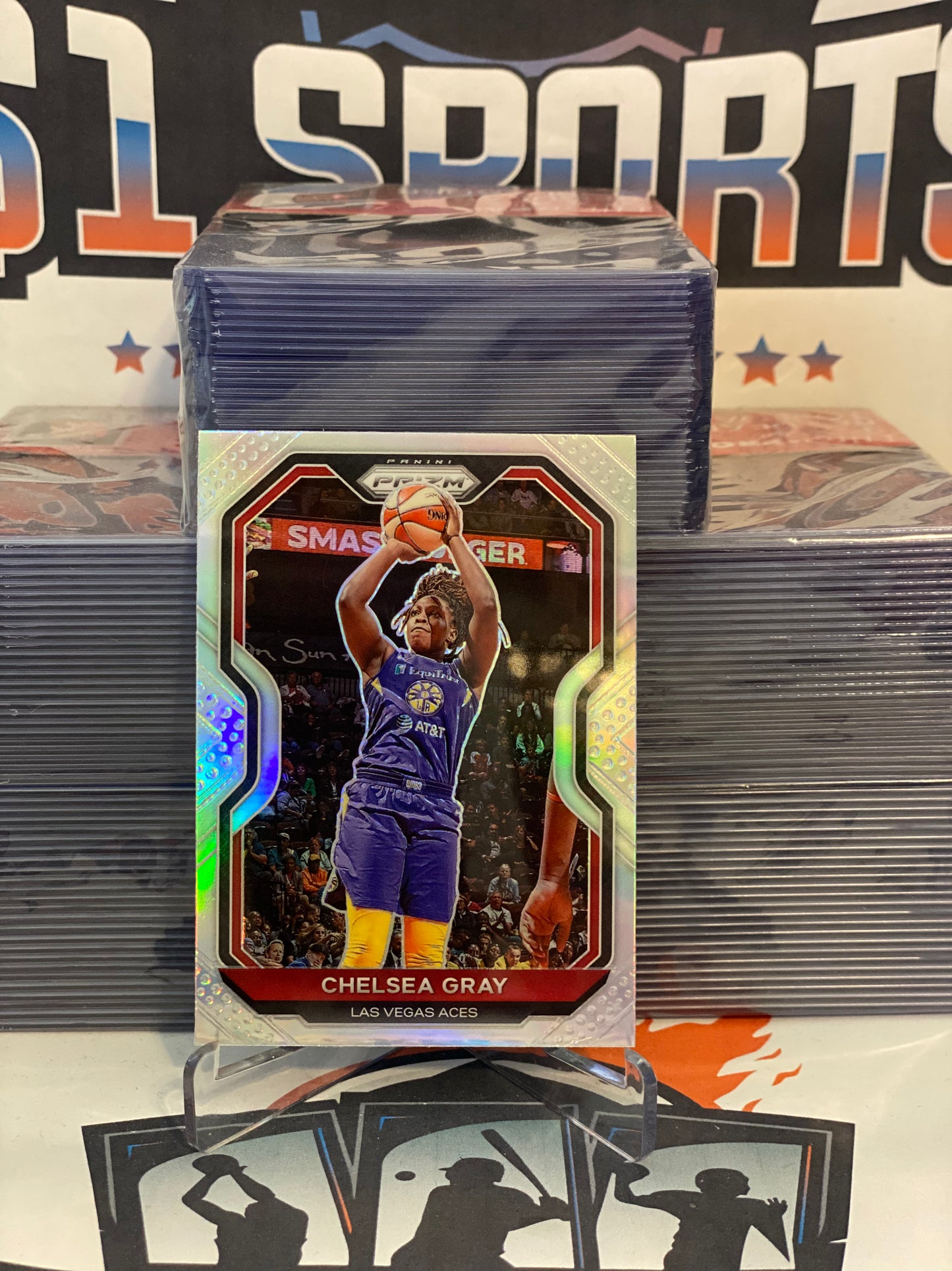 2021 Panini Prizm WNBA (Silver Prizm) Chelsea Gray #69