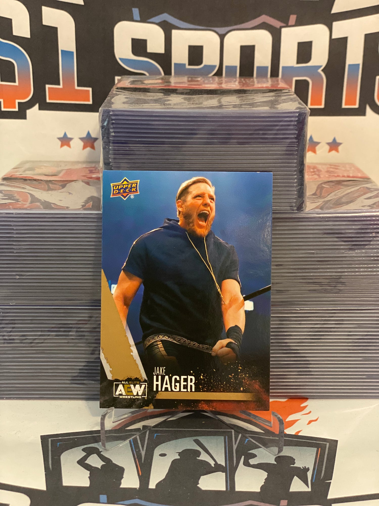 2021 Upper Deck AEW (Gold) Jake Hager #19