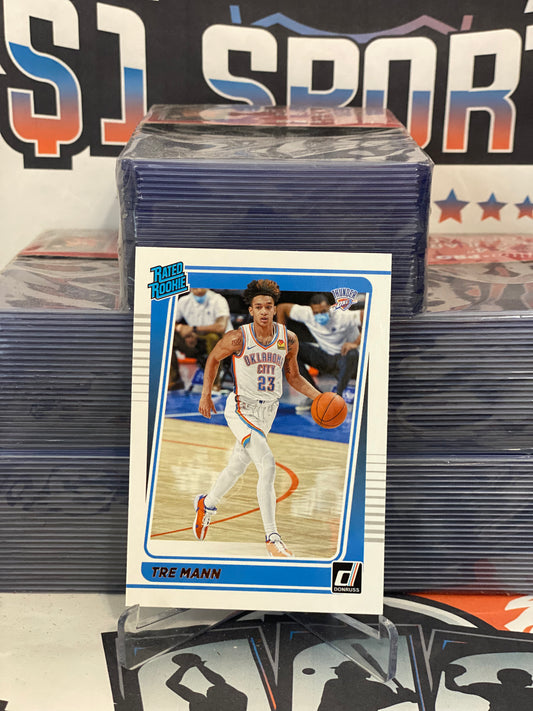 2021 Donruss (Rated Rookie) Tre Mann #218