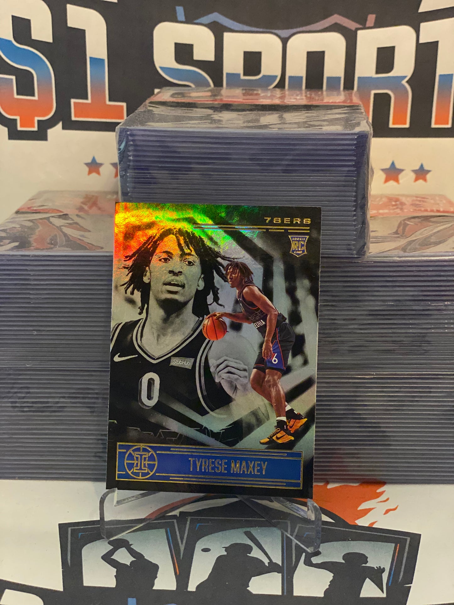 2020 Panini Illusions Tyrese Maxey Rookie #162