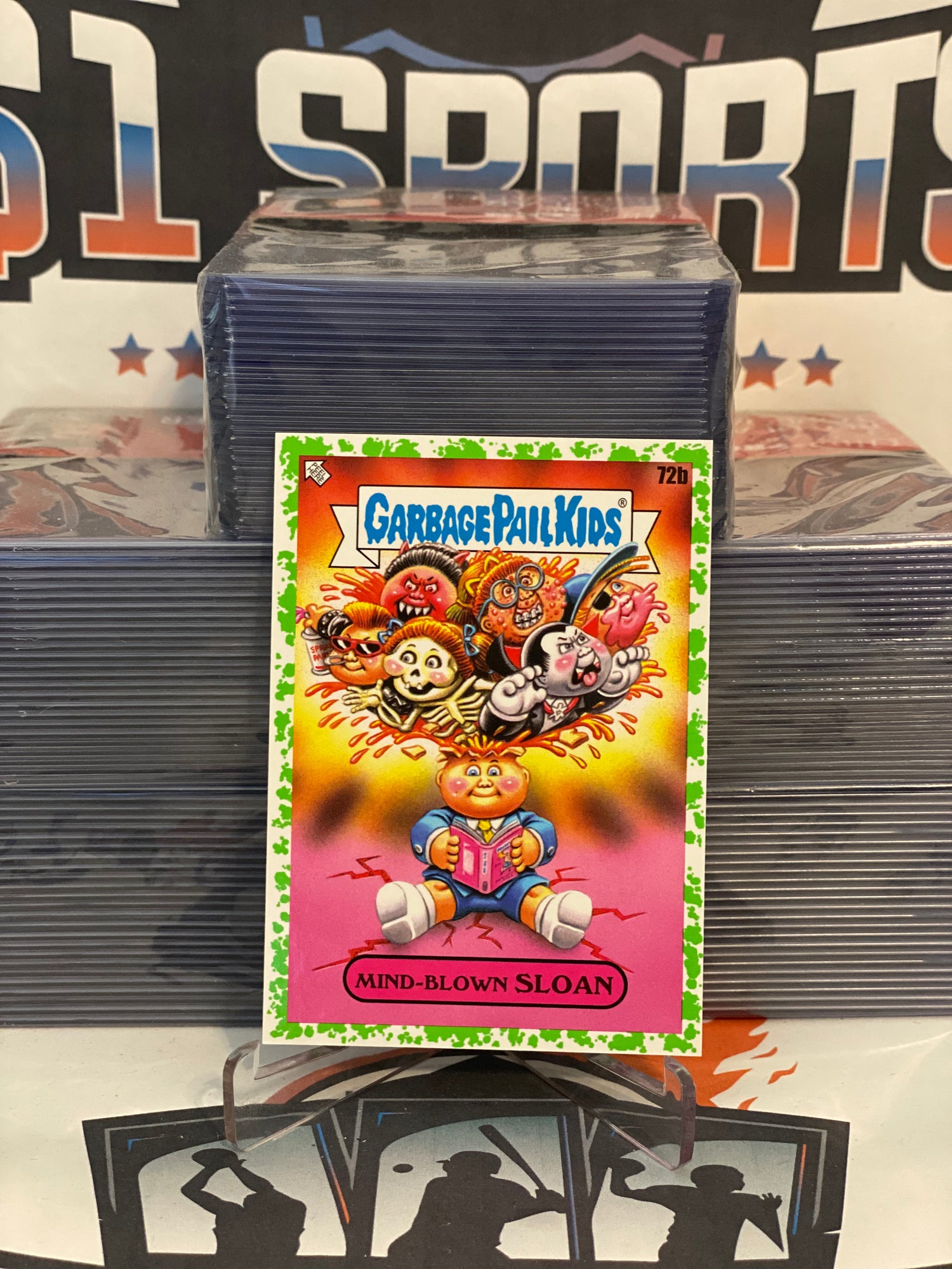 2022 Garbage Pail Kids Book Worms (Booger) Mind-Blown Sloan #72b