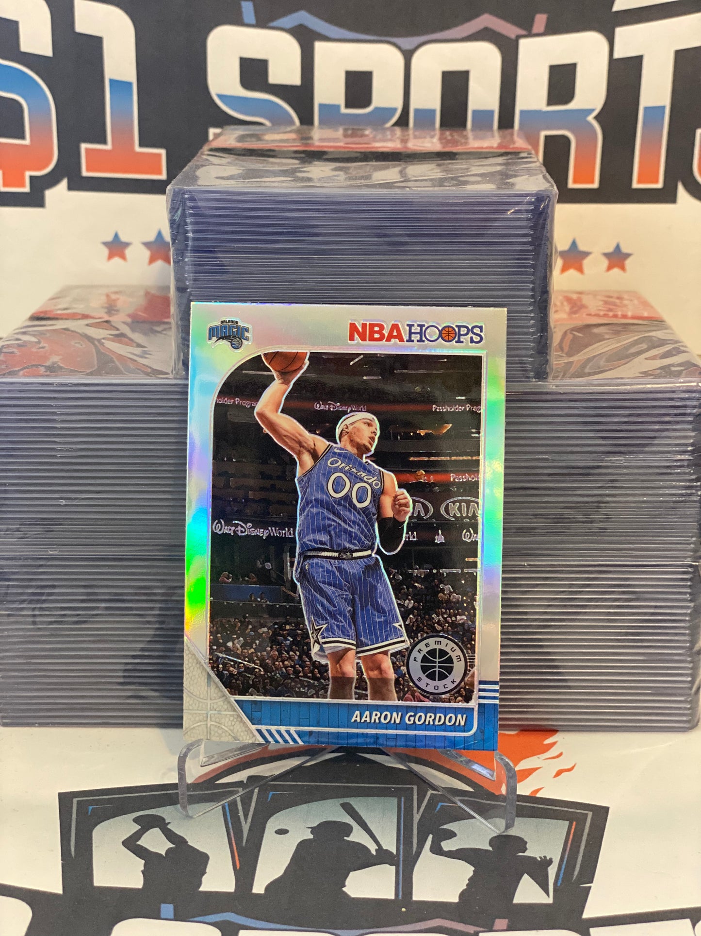 2019 Hoops Premium Stock (Silver Prizm) Aaron Gordon #137