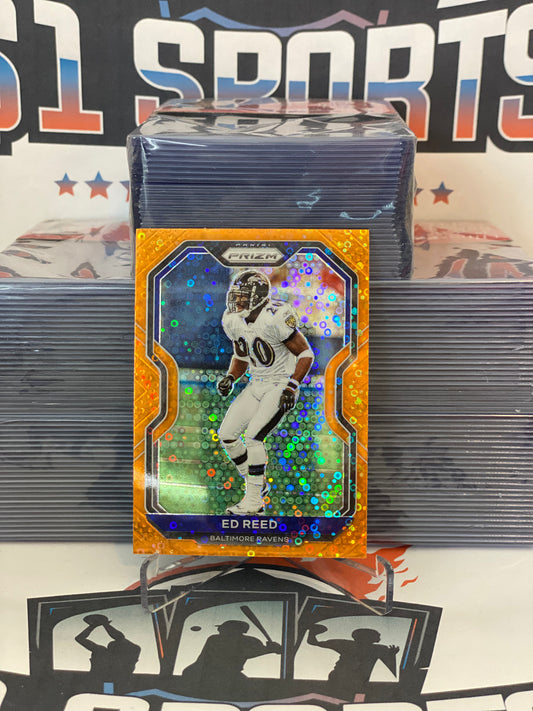 2020 Panini Prizm (Orange Disco Prizm) Ed Reed #46