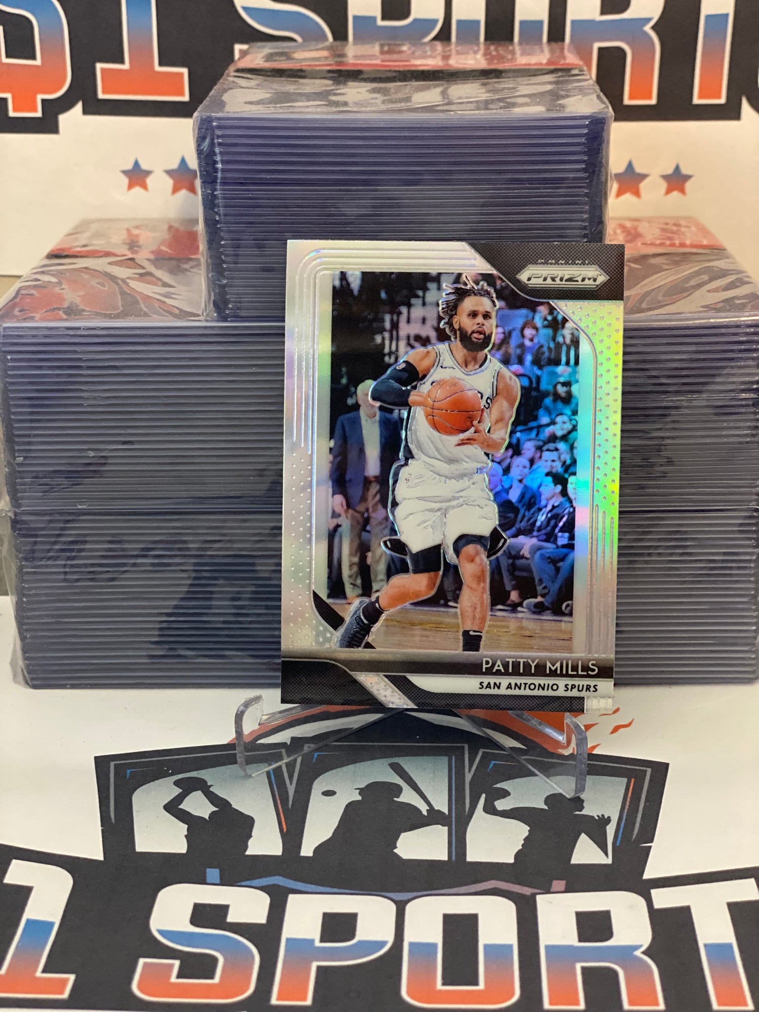 2018 Panini Prizm (Silver Prizm) Patty Mills #23