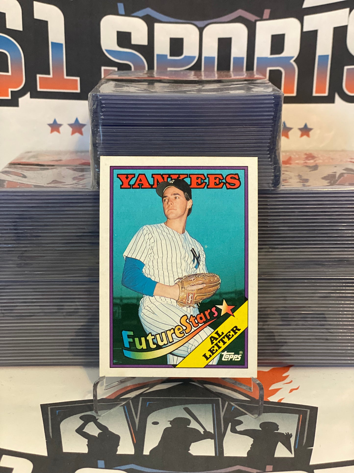 1988 Topps (Future Stars - Correct) Al Leiter Rookie #18 – $1 Sports Cards