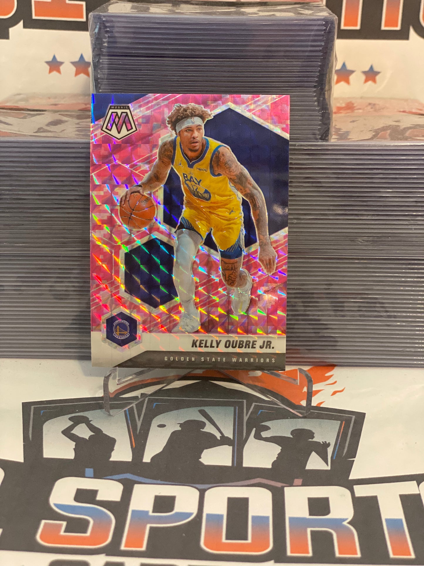 2020 Panini Mosaic (Pink Camo Prizm) Kelly Oubre Jr. #128