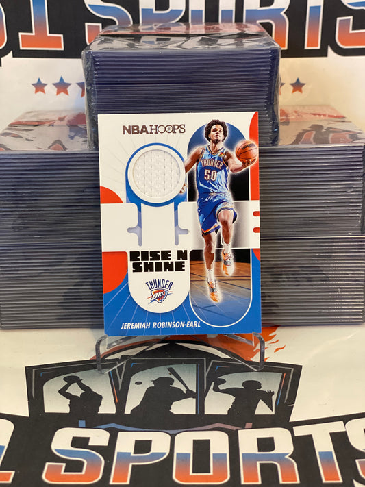 2021 NBA Hoops (Rise N Shine Relic) Jeremiah Robinson-Earl #RS-JR