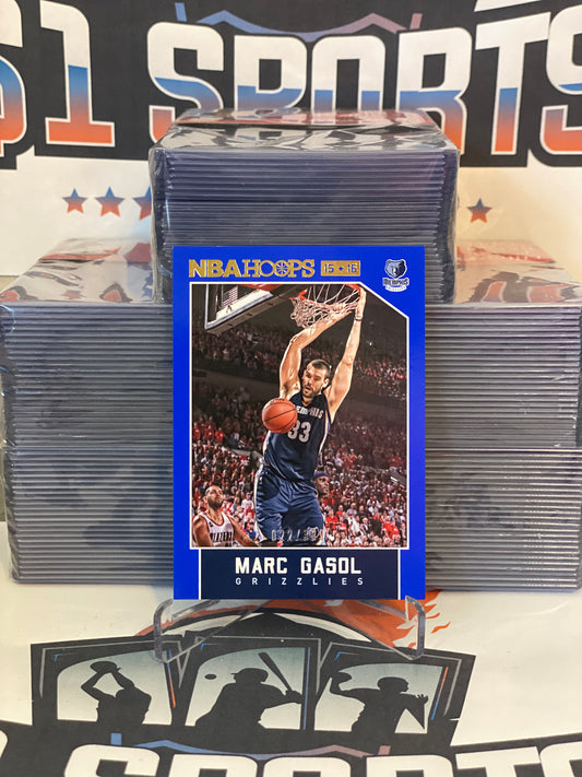 2015 NBA Hoops (Blue, 022/399) Marc Gasol #74